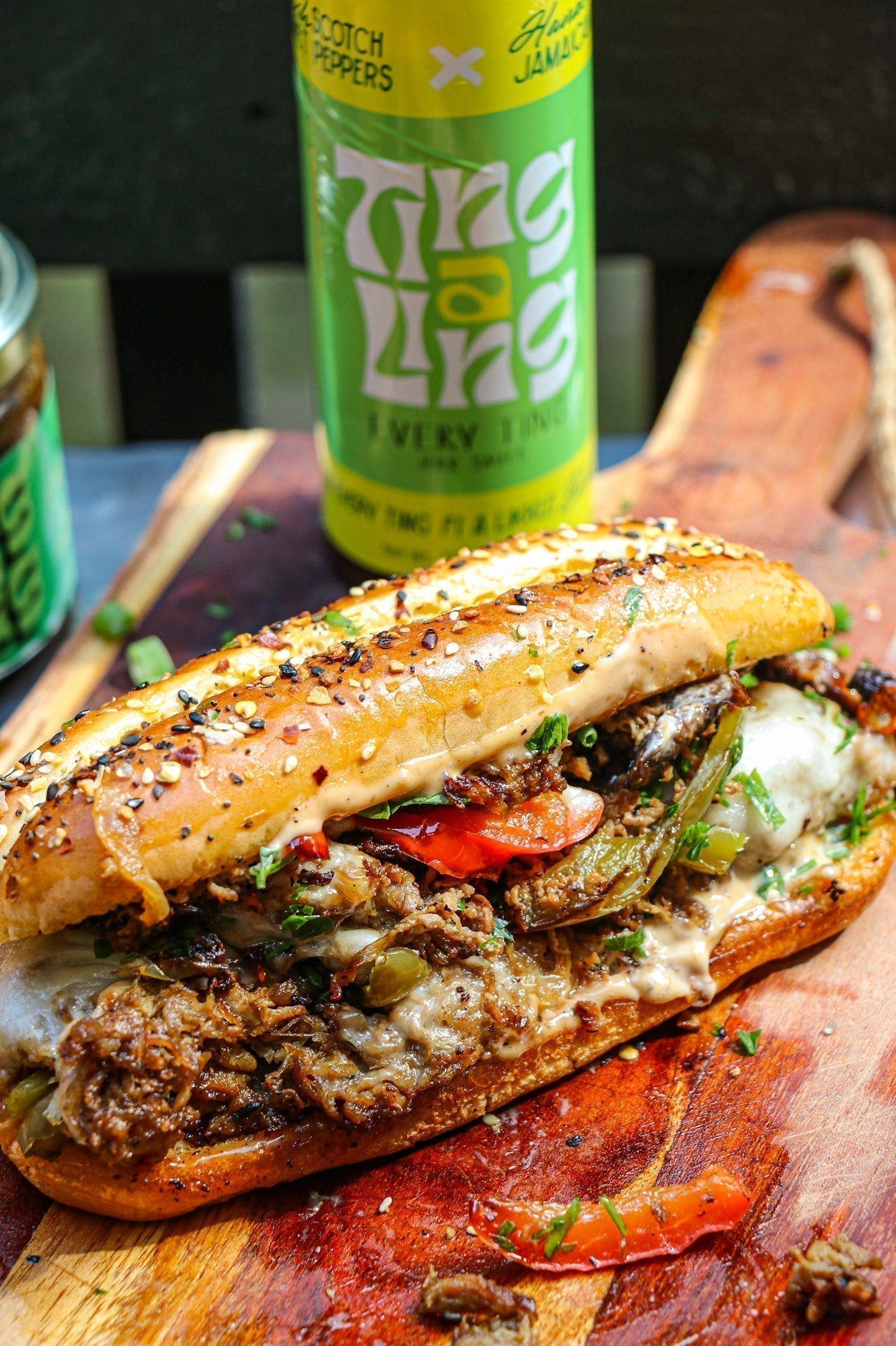 Jerk Philly Cheesesteak